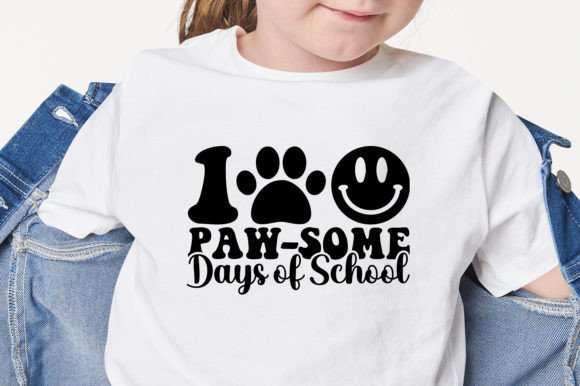 100 Paw-some Days of School SVG: A Versatile Craft Graphic for Creative Projects
