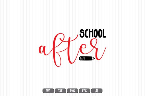 After School SVG: A Versatile Graphic Design Asset for Creative Publishing