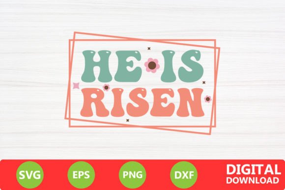 HE is RISEN - Easter Teacher SVG: A Vibrant Graphic Asset for Crafts and Branding