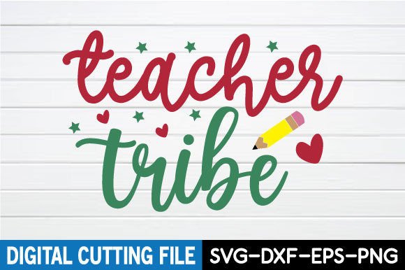 Teacher Tribe SVG: A Versatile Graphic Design Asset for Creative Publishers