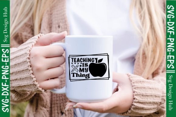 Teaching is My Thing SVG: A Versatile Graphic Design Asset for Crafters